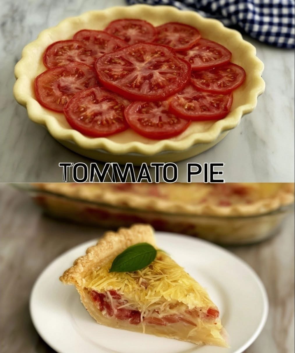 Bacon Onion Tomato Pie
