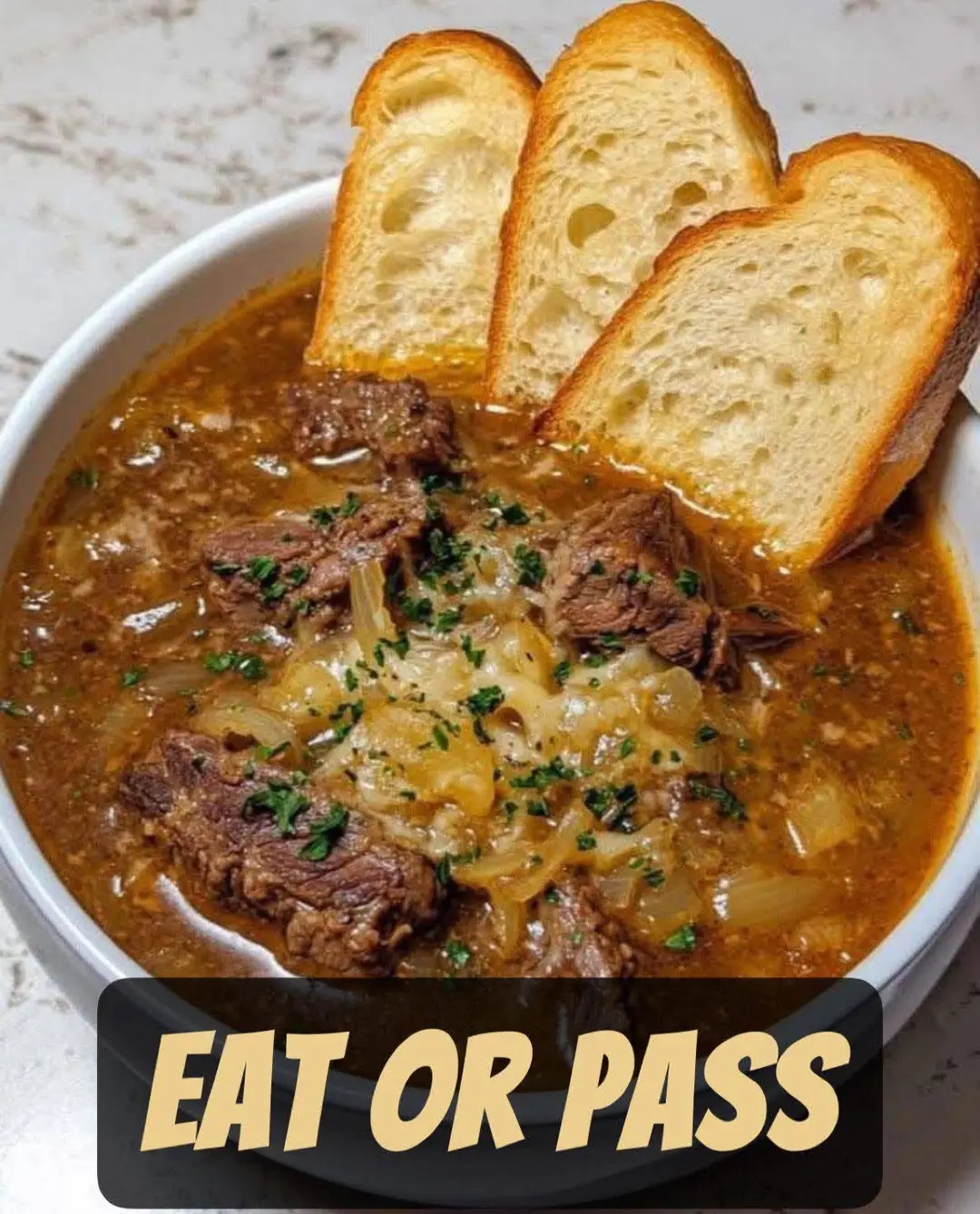 French Onion Beef Short Rib Soup