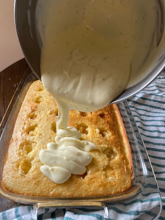 Key Lime Poke Cake