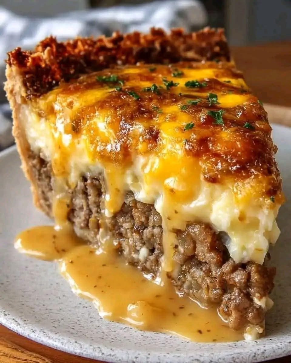 Southern Style Cheeseburger Pie