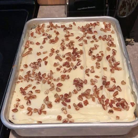 Carrot sheet cake