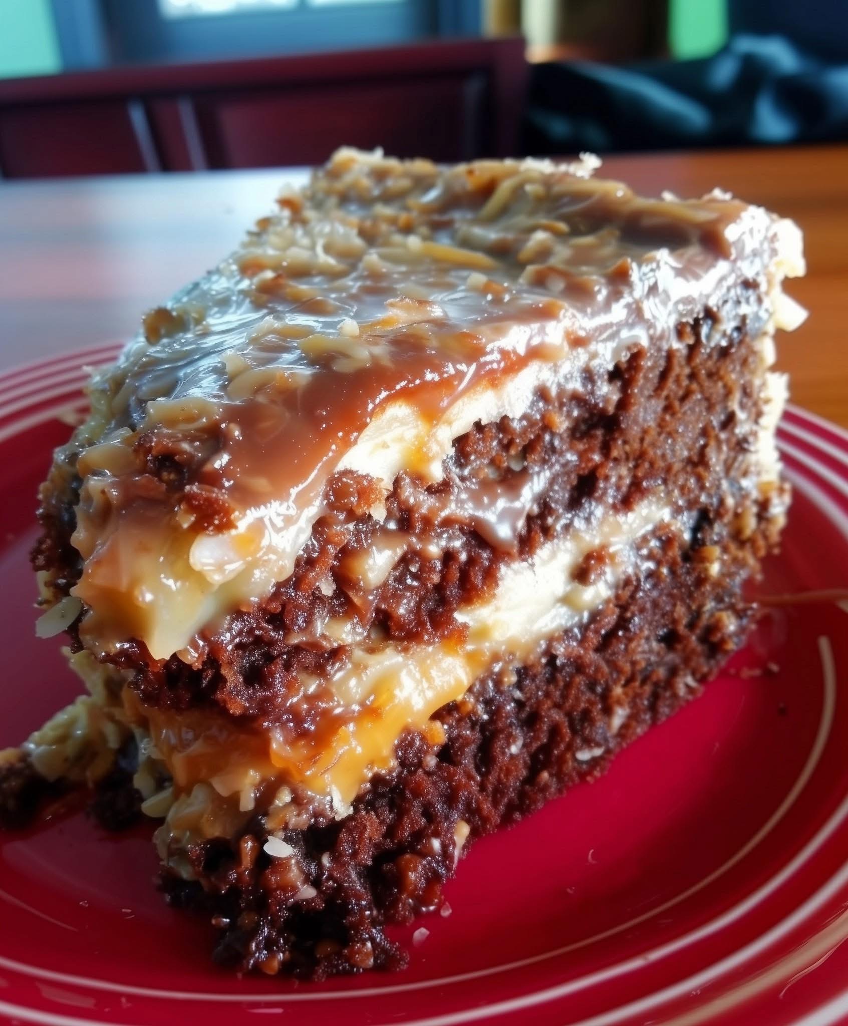 Homemade German Chocolate Cake